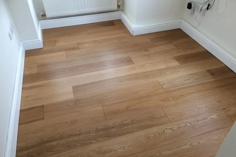 Installation of wooden flooring
