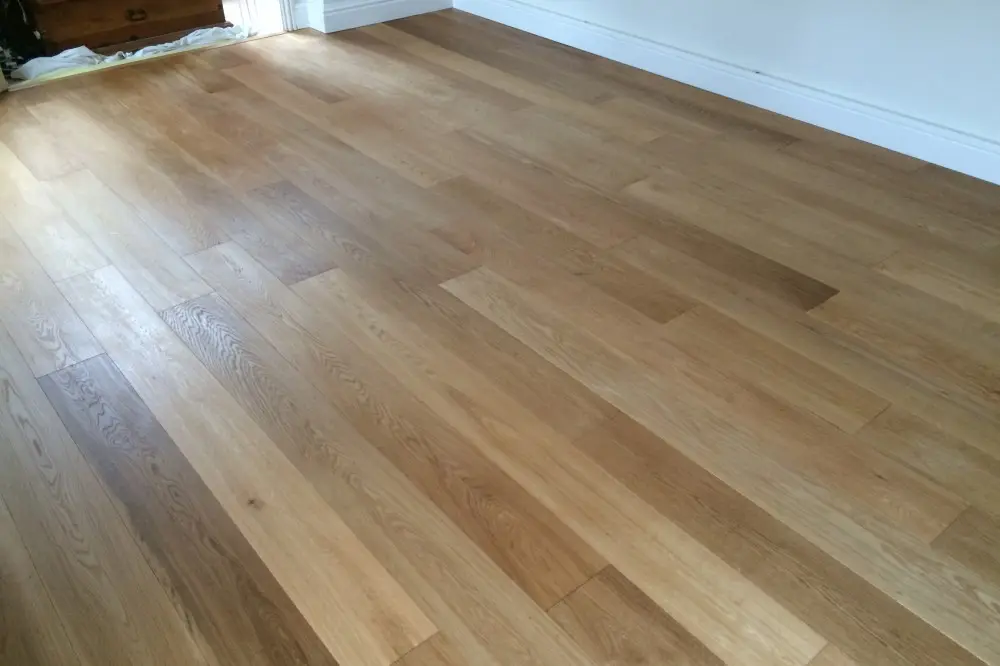 Wooden flooring installation