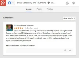 Our Google reviews